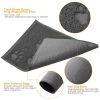Dog Cat Bowl Mat Pet Food Water Feeding Mat Non-slip Pet Dish Tray Mat Paw Clean Placemat