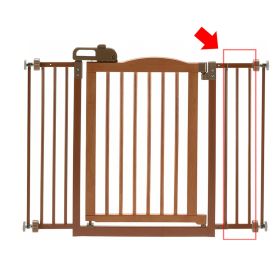 One- Touch Gate (Option: Touch Gate II Extension in Brown)