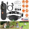 Dog Training Collar with Remote 2624FT 3 Modes Beep Shock Vibration Electric Rechargeable Correction Device IP67 Waterproof Transmitter Receiver for d