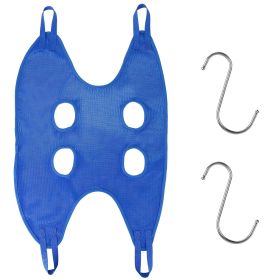 Cat Dog Hammock Helper Pet Grooming Hammock Harness Restraint Bag Helper Breathable for Nail Trimming Clipping (Option: Blue_M)